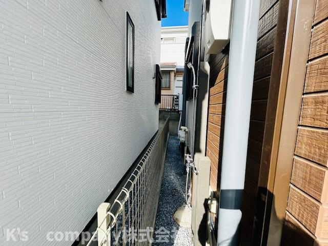 茅ヶ崎市浜須賀　新築戸建　2号棟の外観|外シャワー付き◇◇