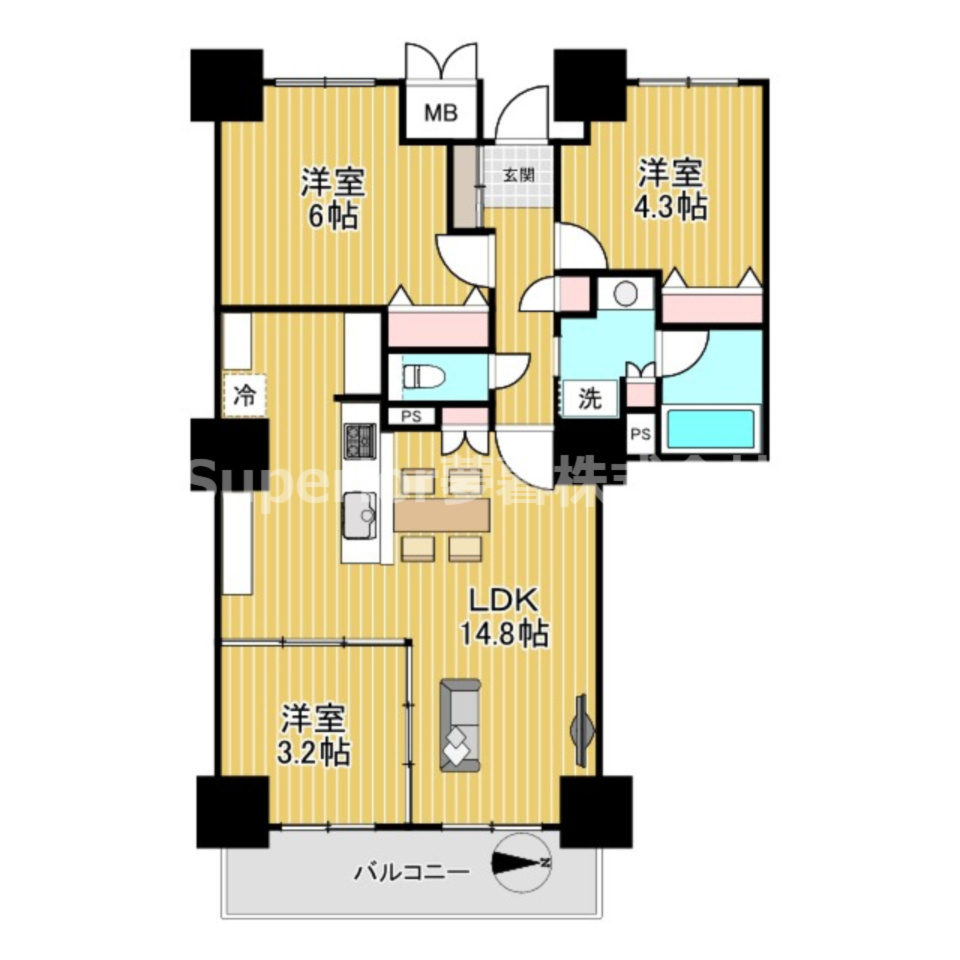 大津市皇子が丘２丁目の中古マンション