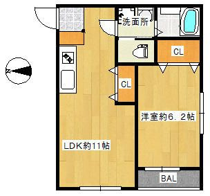 レジデンシア浦和皇山町の間取り