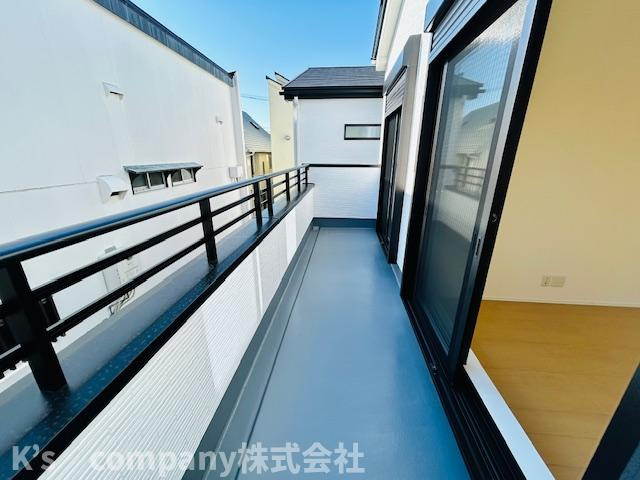 茅ヶ崎市浜須賀　新築戸建　3号棟のバルコニー|2階バルコニー◇◇