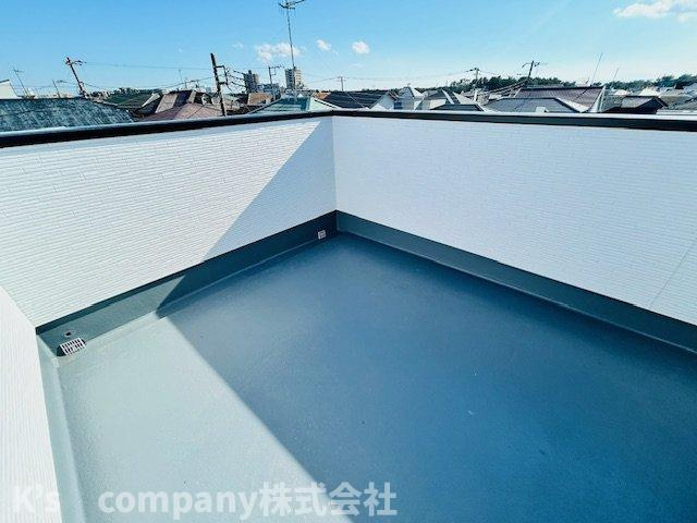 茅ヶ崎市浜須賀　新築戸建　3号棟のバルコニー|ルーフバルコニー付き◇◇