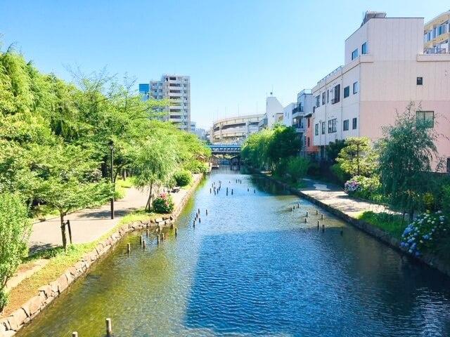 中銀木場マンシオンの周辺|徒歩約1分の「公園　木場親水公園」