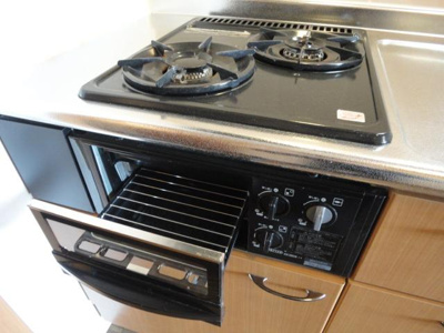 【キッチン】 | アムール・ミナト | ガスコンロ