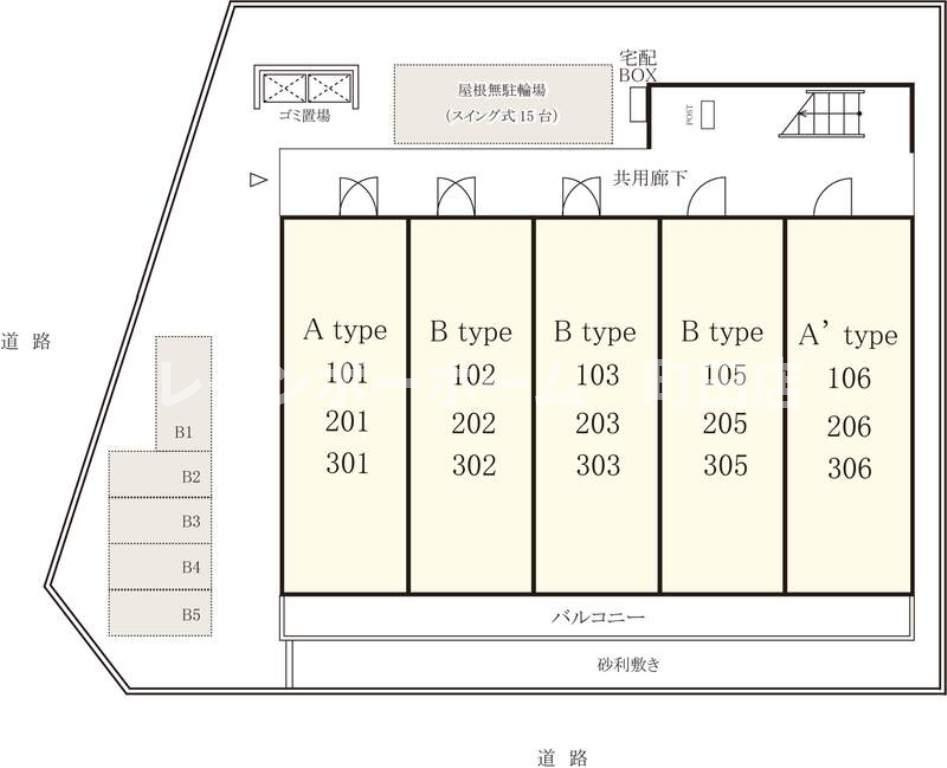 リブリ・ウンレーヴの区画図