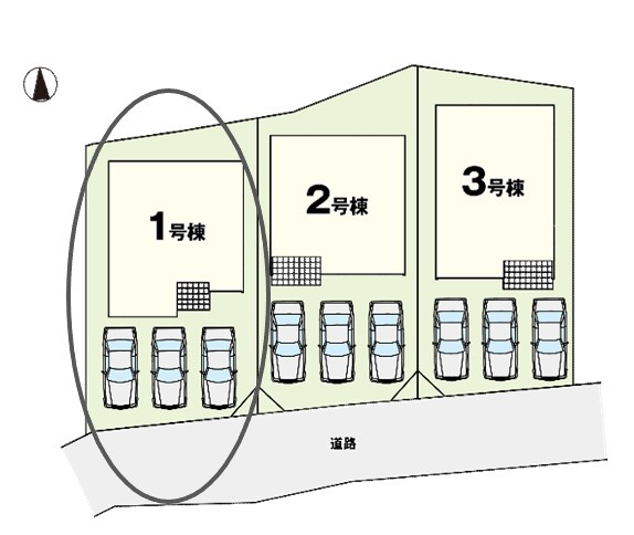 【区画図】 | 上小鳥町2期1号棟