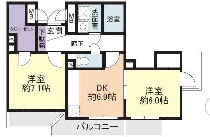 リビエール宮の坂の間取り|間取りです。