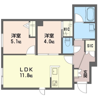 【間取り】 | フルール | 間取りです。