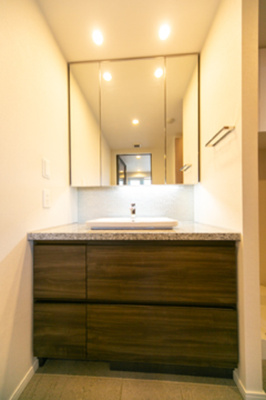 【洗面所】 | パークアクシスプレミア表参道 | ※写真は同タイプ住戸です。