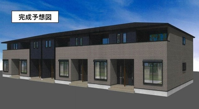 【外観】 | カルムメゾンⅡ | 外はこのようになっています