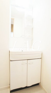 【洗面所】 | リブリ・花 | 独立洗面台です。