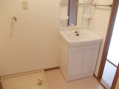 【洗面所】 | プロムナード松江 | 脱衣スペースもあります