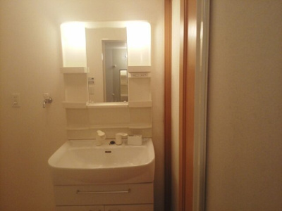 【洗面所】 | プレシャスコートＫ東松江Ⅱ | 脱衣スペースもあります