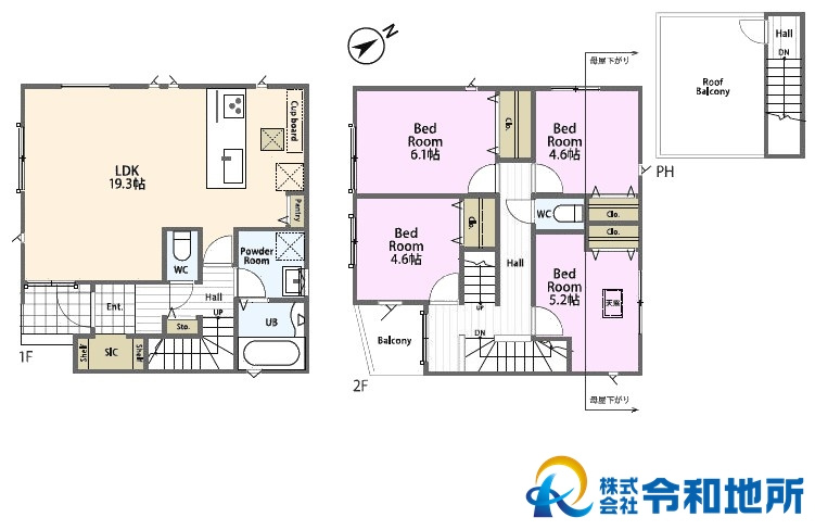 新築戸建　茅ヶ崎市松が丘2丁目の間取り