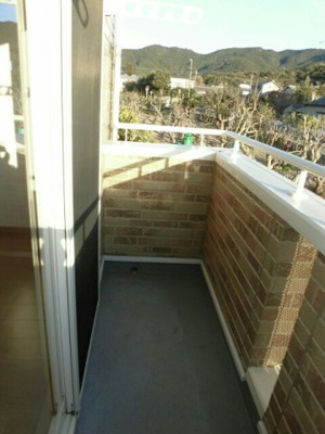 【バルコニー】 | アルカンシェル | お洗濯にも便利なバルコニー付き