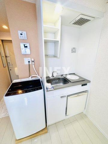 横浜市磯子区杉田３丁目のアパートのキッチン
