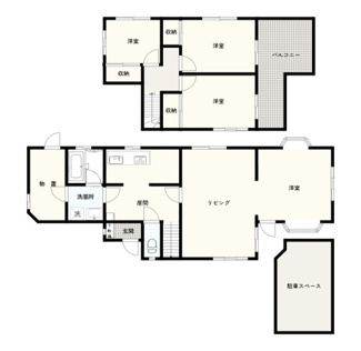 【間取り】 | 横須賀市岩戸５丁目　戸建