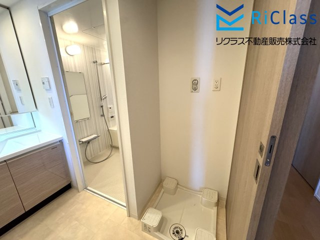 ルネ神戸星陵台のランドリースペース|室内洗濯機置き場です