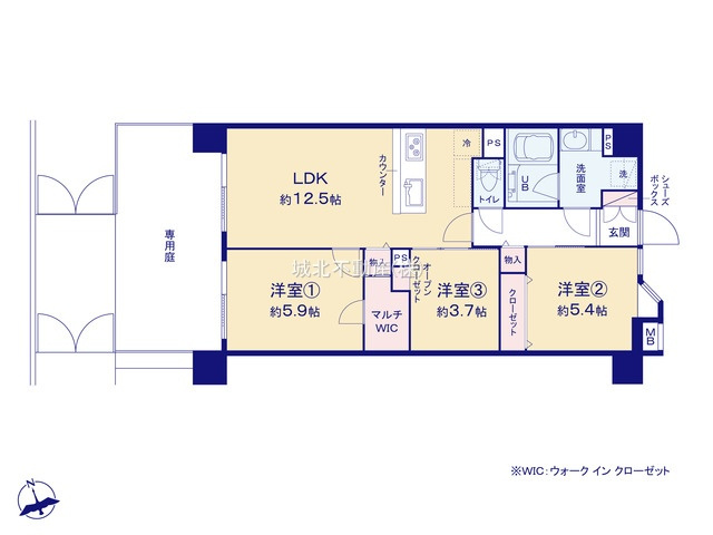 朝日シティパリオ高井戸の間取り