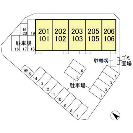ユーミーの区画図