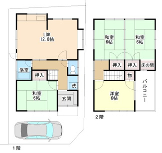 【間取り】 | ■100万円値下げしました■空家になりました  ■茨木市総持寺一丁目