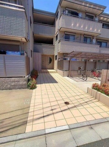 新座市野火止７丁目の賃貸マンションの外観パース