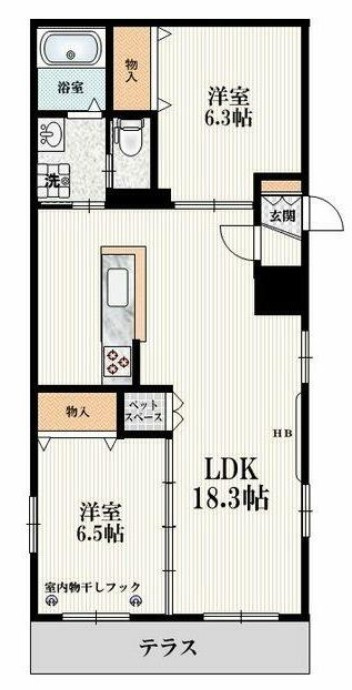 新座市野火止７丁目の賃貸マンション