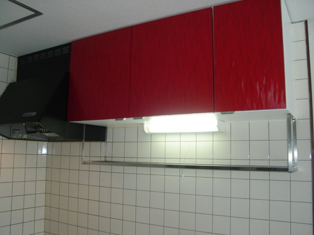 エスポワール祇園A・Bのキッチン|キッチン戸棚