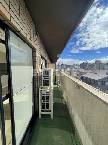 ISM今里のバルコニー