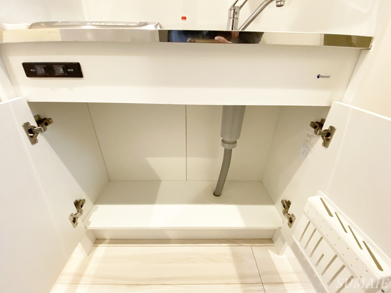 北区豊島１丁目のアパートの収納|キッチン下収納です☆