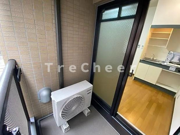 プレール市ヶ谷納戸町のバルコニー