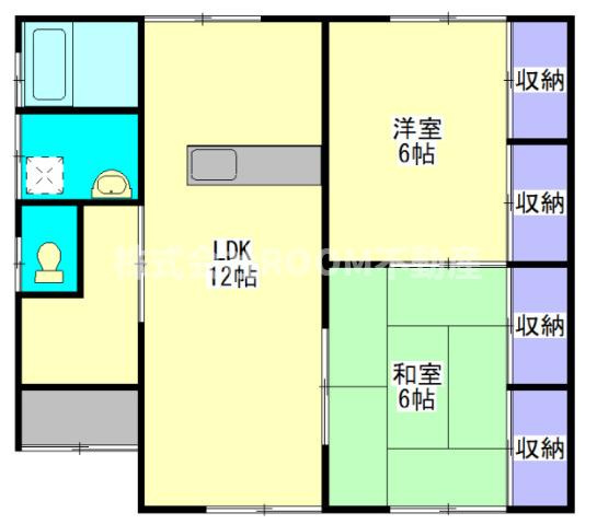 長倉貸家の間取り