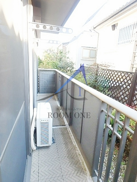 クレスト桜川Ｂのバルコニー|バルコニーです。