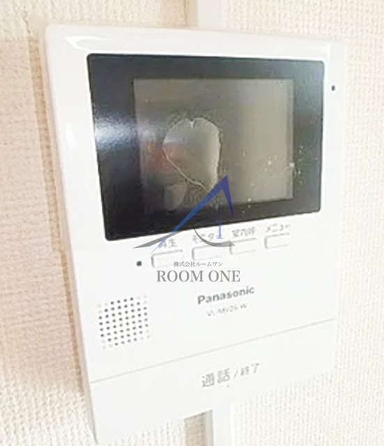 メゾン・ド・ファミールⅠのセキュリティ|モニター付きインターホンです。