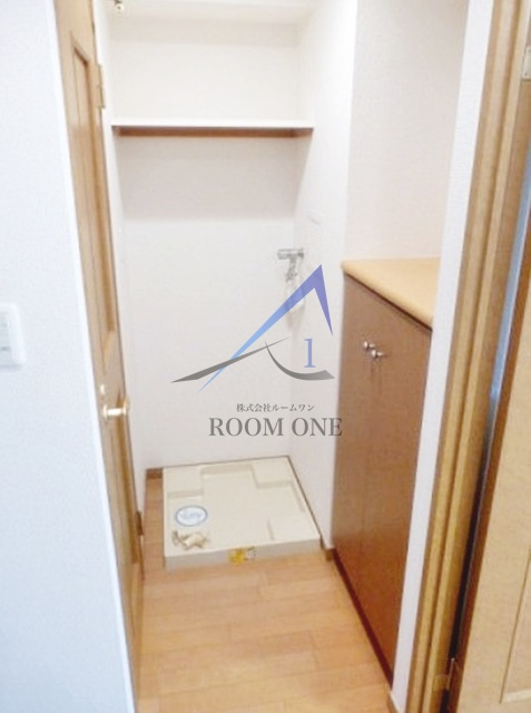 ステージグランデ南麻布の設備|洗濯機置場です。