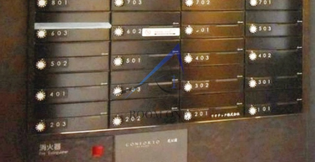 コンフォルト芝公園のその他共用部分|集合ポストです。