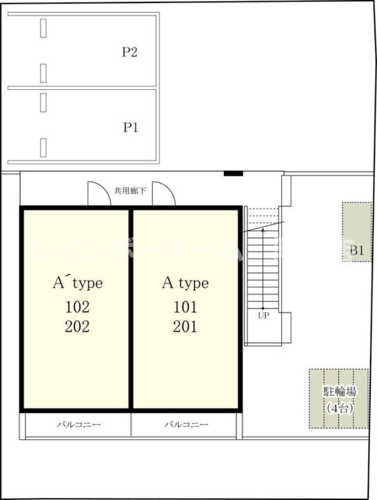 リブリ・湘南シティ※初期費用分割あと払いサービス利用可能物件の区画図