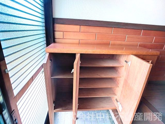 岩古曽貸家のバルコニー