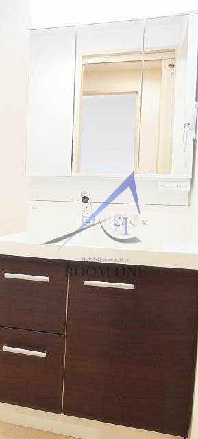 リバーサイド　おがさはらの洗面所|洗面台です。