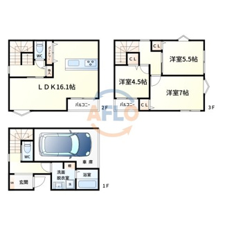 【間取り】 | 巽東2丁目戸建 | 巽東2丁目戸建　間取り