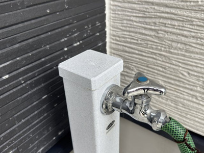 【設備】 | うるま市江洲（全2棟）ラスト1号棟 | 1号棟　外水栓♪