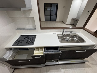 【キッチン】 | うるま市江洲（全2棟）ラスト1号棟 | 1号棟　ビルトイン食洗器付き♪