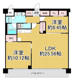 プレジオ宝塚ASIANの間取り