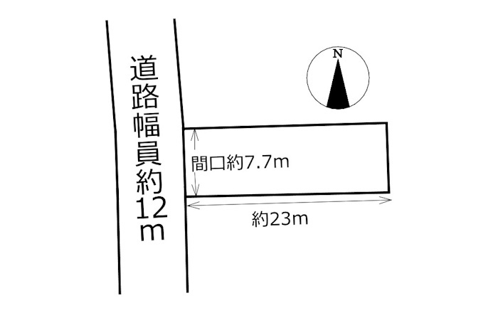 土地　日野南4丁目の土地図