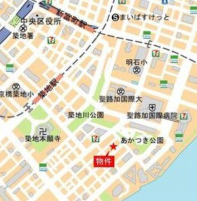 【地図】 | オーパスレジデンス銀座イースト