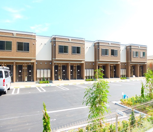 フロール ・ デ ・ セレッソ　Ⅱの外観パース|物件エントランスです◇