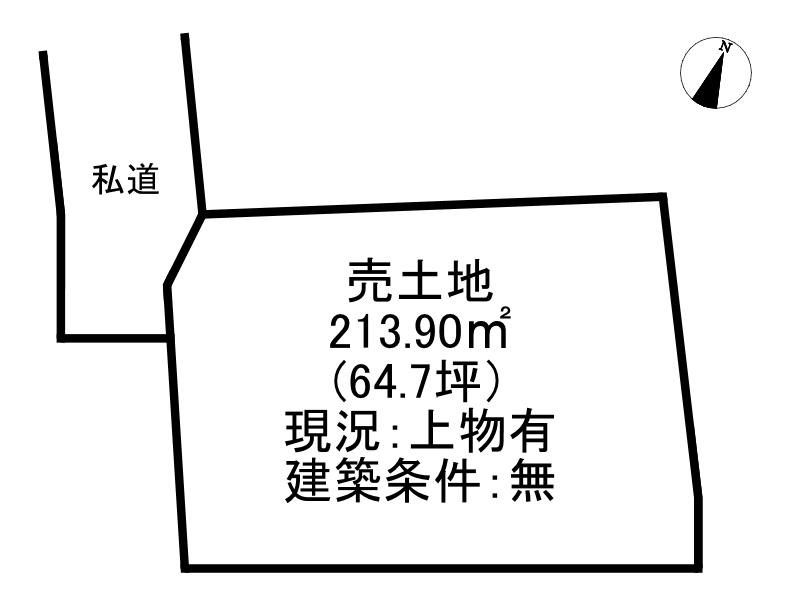 姫路市辻井８丁目/売土地の土地図