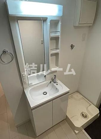 板橋区小茂根４丁目の賃貸マンションの洗面所