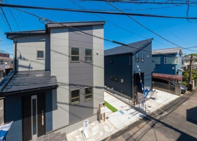 【前面道路含む現地写真】 | 藤沢市辻堂東海岸2丁目 新築戸建 全2棟