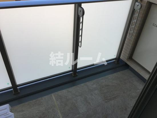 板橋区高島平９丁目の賃貸マンションのバルコニー