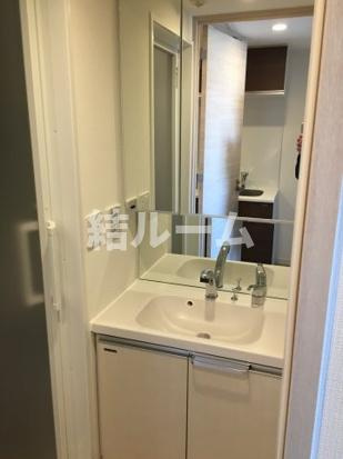 板橋区高島平９丁目の賃貸マンションの洗面所